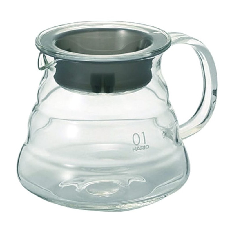 Carafe 1 à 3 tasses - Support en verre pour V60 - HARIO