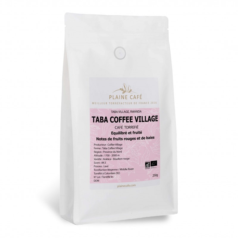 Café Rwanda - Taba Coffee Village ｜Torréfaction Plaine Café