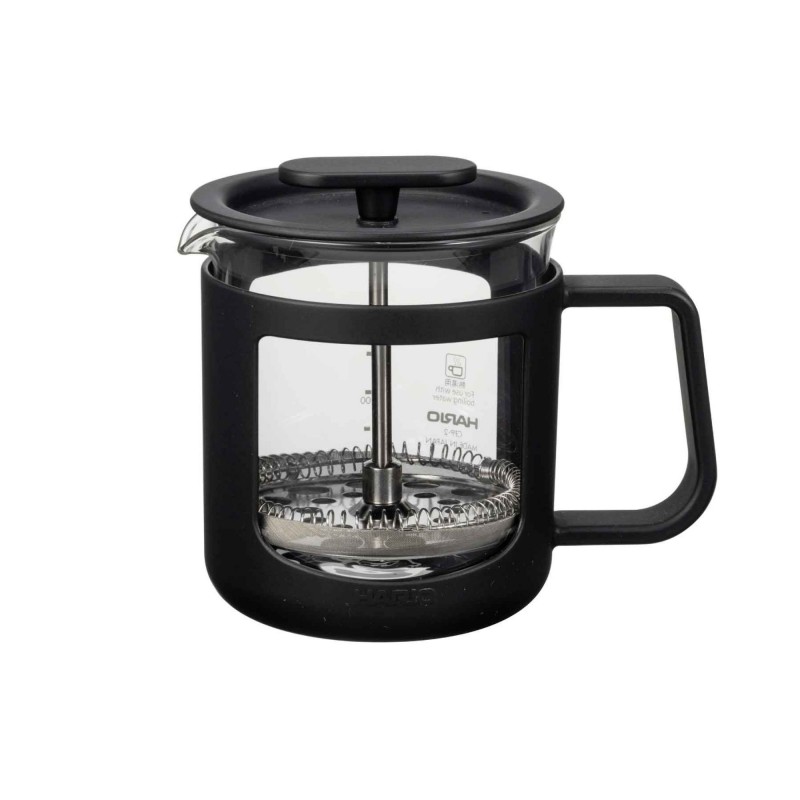 Cafetiere piston HARIO 300ml sur fond blanc